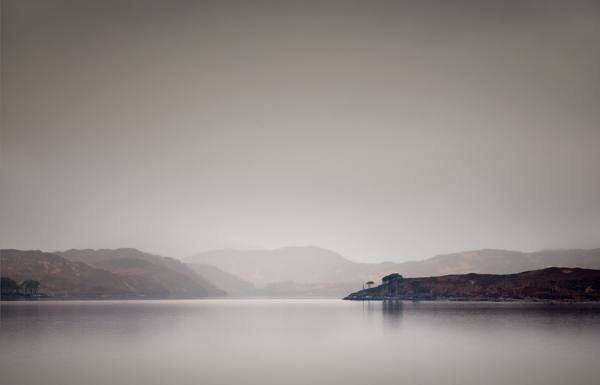 Photograph Glen Campbell Early Morning On Loch Assynt on One Eyeland
