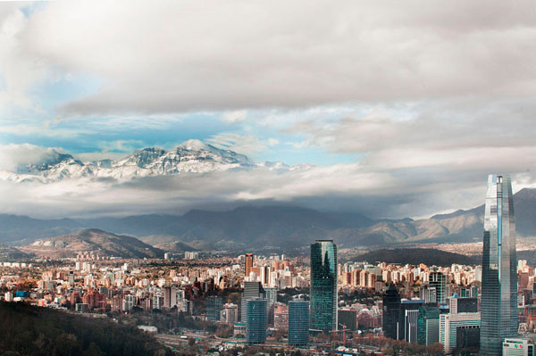 Photograph Morten Andersen Santiago Skyline on One Eyeland