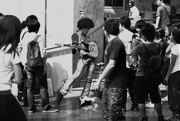 Photograph Chub Nokkaew Jimi Hendrix on One Eyeland