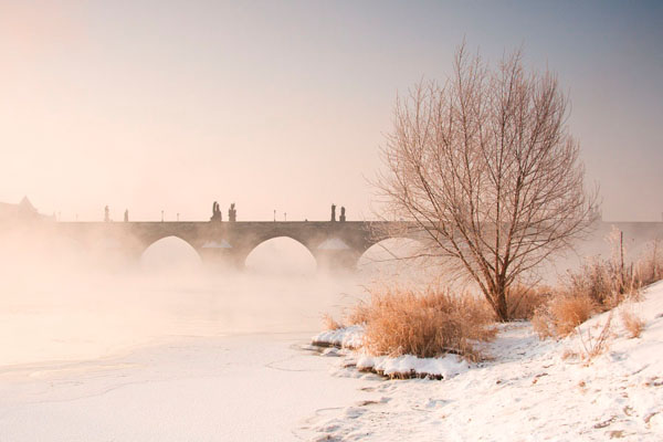 Photograph Barbara Havlikova Prague In Winter on One Eyeland