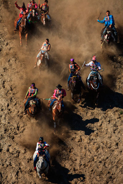 Photograph Patrick Bennett Suicide Race At The Omak Stampede on One Eyeland