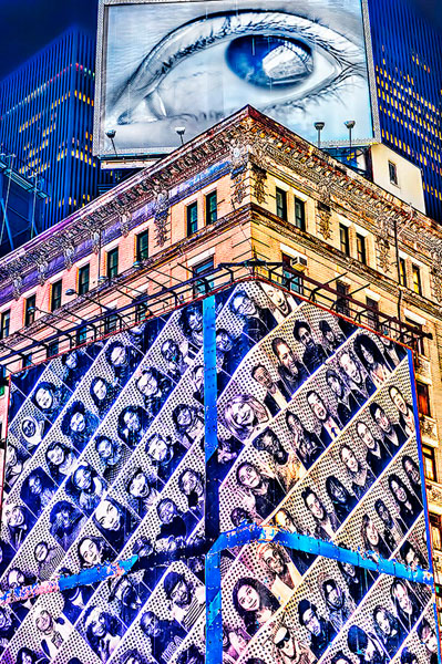 Photograph Mitchell Funk Eye Faces on One Eyeland