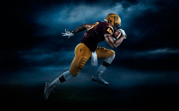 Photograph Blair Bunting Running Back on One Eyeland