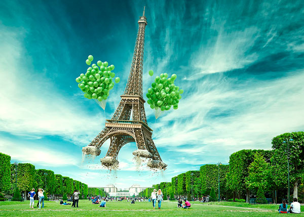 Photograph Andreas Fitzner Paris Eiffel Tower on One Eyeland