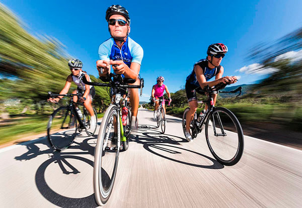 Photograph Ben Welsh Cycling on One Eyeland