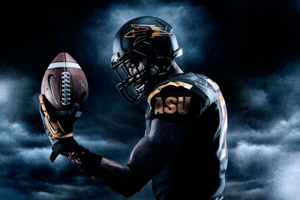 Photograph Blair Bunting Football Player on One Eyeland