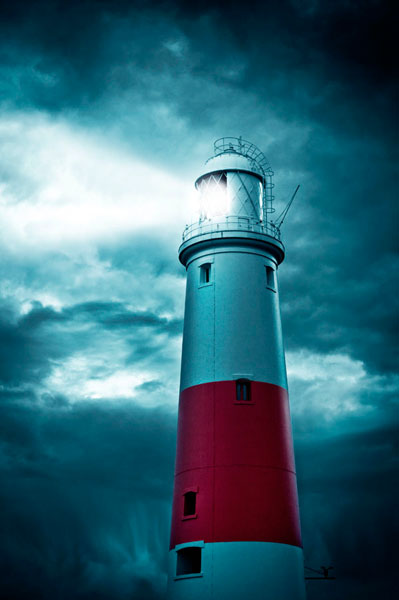 Photograph Christopher Doyle Portland Bill Lighthouse on One Eyeland