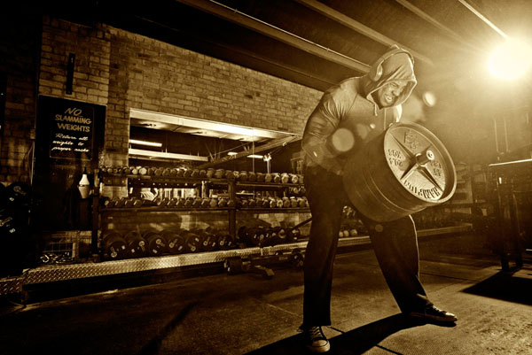 Photograph Rob Hammer Moving Weight on One Eyeland