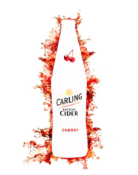 Photograph Barry Makariou Carling Cherry Cider on One Eyeland