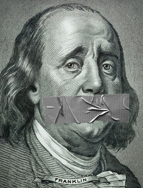 Photograph David Stinson Sad Ben Franklin on One Eyeland
