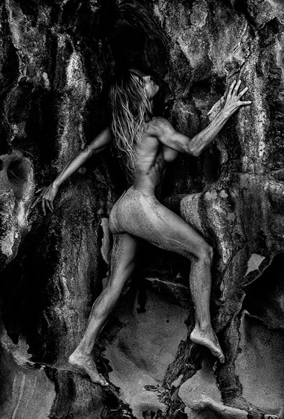Photograph Ben Welsh Woman And Rock on One Eyeland