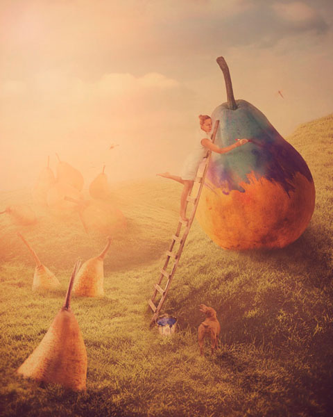 Photograph Nikolina Petolas Blue Pear on One Eyeland