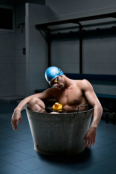 Photograph Felix Reed Swimmer on One Eyeland