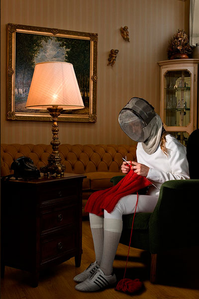 Photograph Felix Reed Fencer on One Eyeland