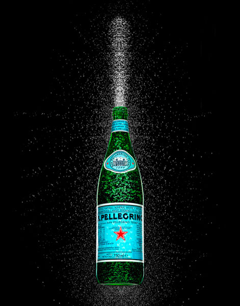 Photograph Barry Makariou Sparkling S Peligrino on One Eyeland