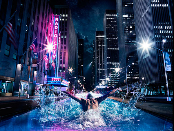 Photograph Staudinger Franke Manhattan Swimming on One Eyeland