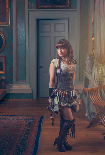 Photograph Antti Karppinen Steampunk Woman on One Eyeland