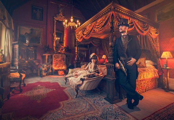 Photograph Antti Karppinen Steampunk Couple on One Eyeland