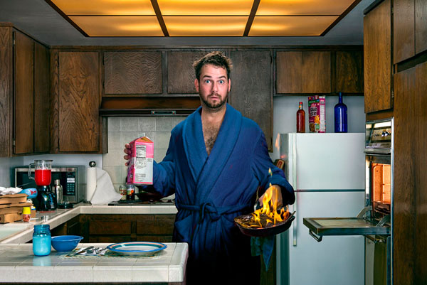 Photograph Kremer Johnson Cooking Alone on One Eyeland