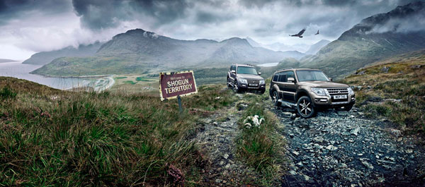 Photograph Nigel Harniman Mitsubishi Shogun Territory Press Campaign on One Eyeland