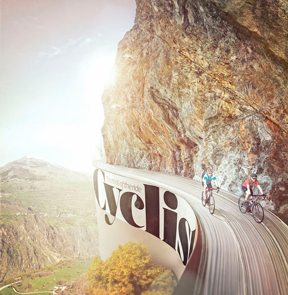 Photograph Philip E James Cyclist  By Shadowplay on One Eyeland