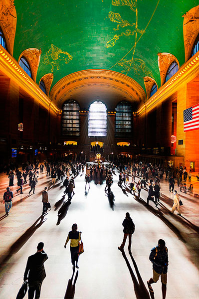 Photograph Mitchell Funk Grand Central Station on One Eyeland