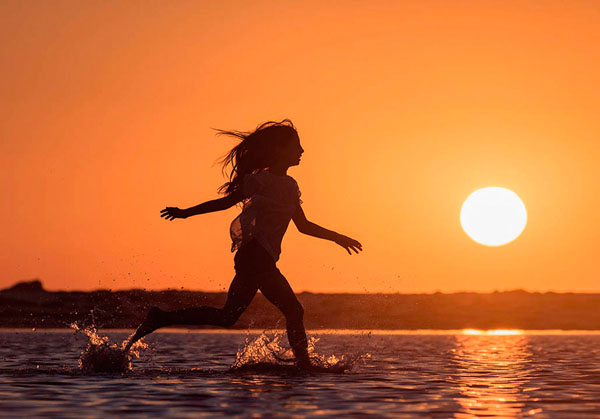 Photograph Ben Welsh Running Child on One Eyeland