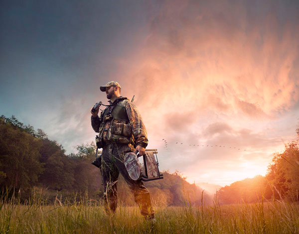 Photograph Nick Hall Turkey Hunter on One Eyeland