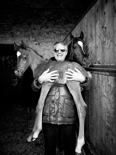 Photograph Nicola Ughi The Tenor Andrea Bocelli on One Eyeland