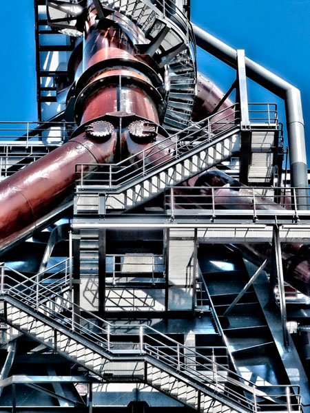 Photograph Raymond Thill Blast Furnace on One Eyeland