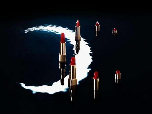 Photograph George Pedersen Chanel Logo Lipsticks on One Eyeland