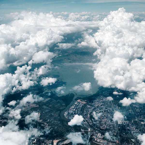 Photograph Ekaterina Busygina Flying Over The Hong Kong on One Eyeland