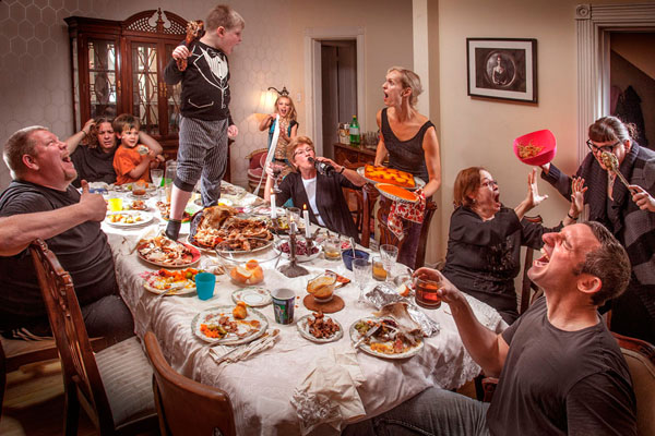 Photograph David Krovblit Thanksgiving At The Krovblit Resisdence on One Eyeland