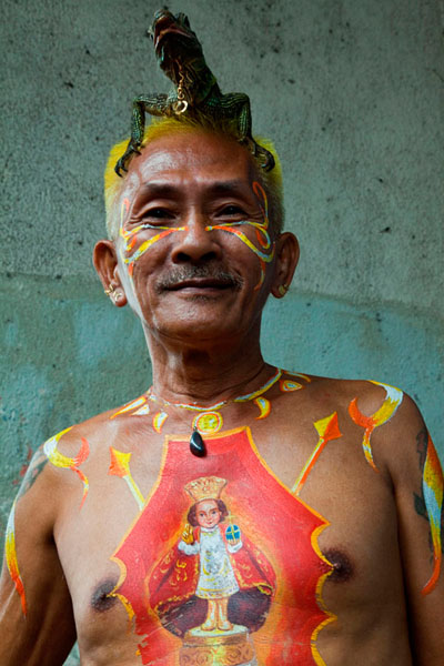 Photograph John Lander Iguana Man on One Eyeland