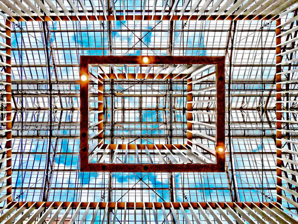 Photograph Raymond Thill Atrium Ceiling on One Eyeland
