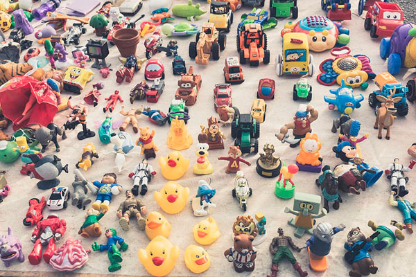 Photograph Ben Welsh Toys on One Eyeland