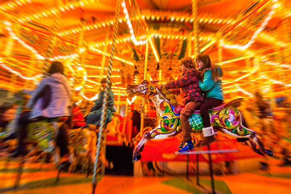 Photograph Mark Benham Merry-go-round on One Eyeland