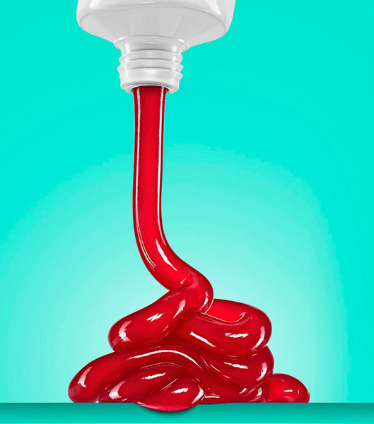 Photograph Marc Tule Toothpaste on One Eyeland