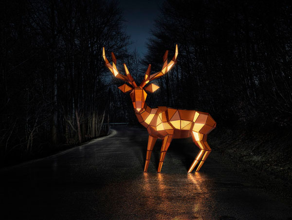 Photograph Mladen Penev Mercedes Benz Deer on One Eyeland