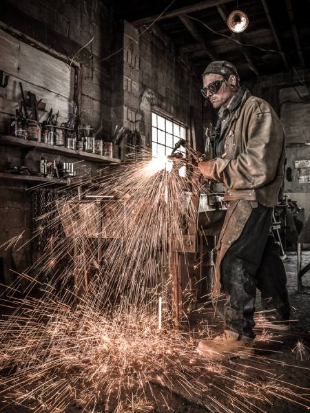 Photograph Andy Mahr Grinding on One Eyeland