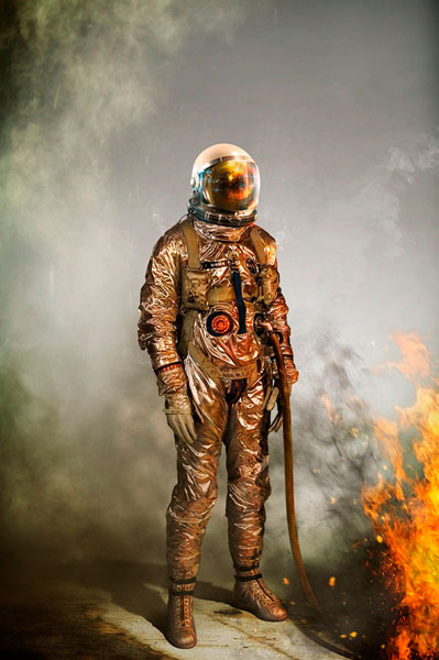 Photograph Scott Harben Facing Fire on One Eyeland