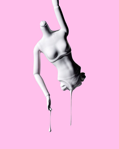 Photograph Marc Tule Paint Doll on One Eyeland