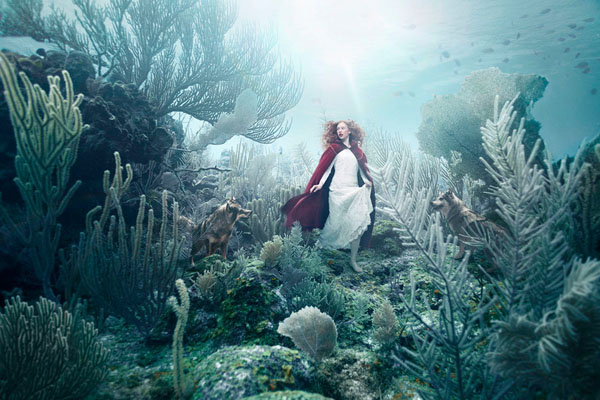 Photograph Staudinger Franke Little Red Riding Hood on One Eyeland