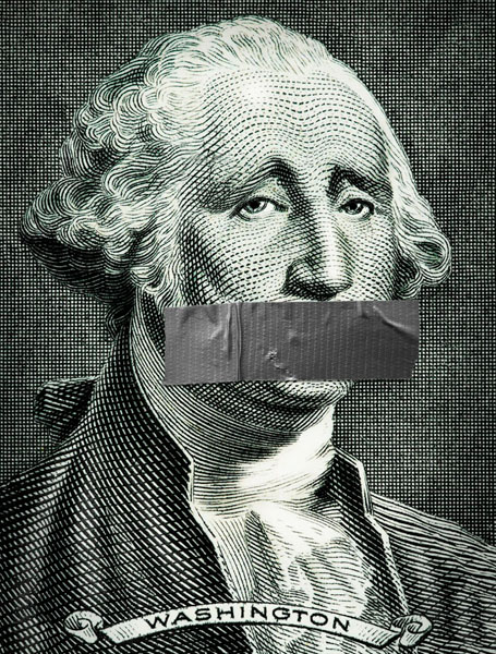Photograph David Stinson Sad George Washington on One Eyeland