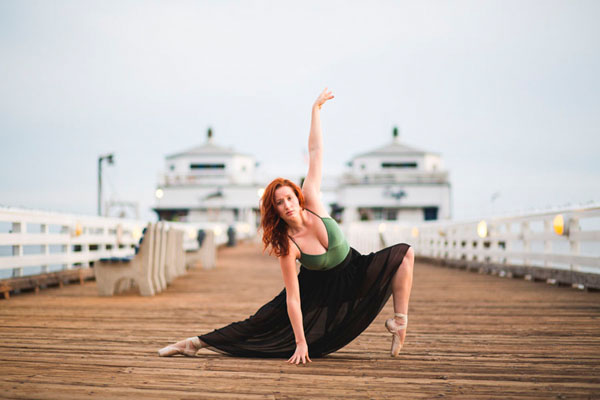 Photograph Emma Leslie Emma Carson On Malibu Pier 2 on One Eyeland