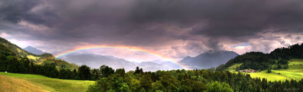 Photograph Tom Kintscher Mountain Rainbow on One Eyeland