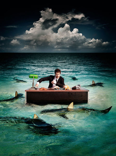 Photograph Michael Hrizuk Shark Week Keyart on One Eyeland
