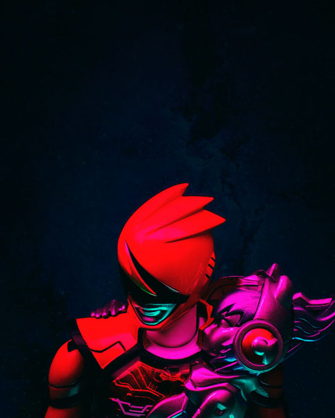 Photograph Mike Mai Portrait Of Akiba Red on One Eyeland
