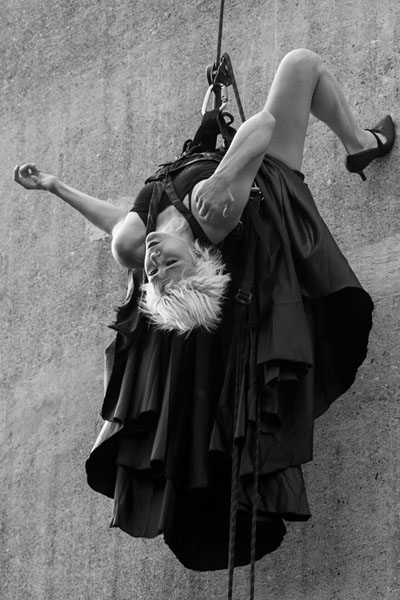 Photograph Ilkka Kokkonen Dancer On The Tower Wall on One Eyeland