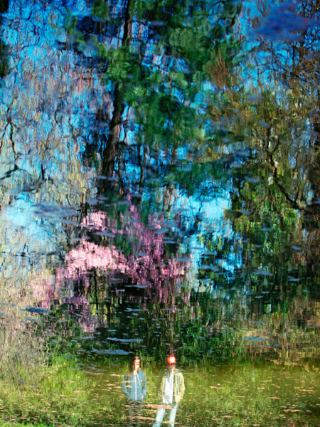 Photograph Floriana Barbu Walking On The Lakeside on One Eyeland